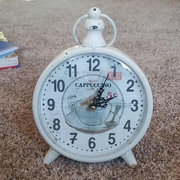 White Table Clock - Picture 3 of 7